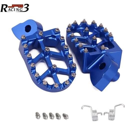 For Yamaha YZ WR 85 125 250 250F 426F 450F 125X 250X 400F 450F 2000 Motorcycle Rest Footpegs Billet Foot Pegs Pedals