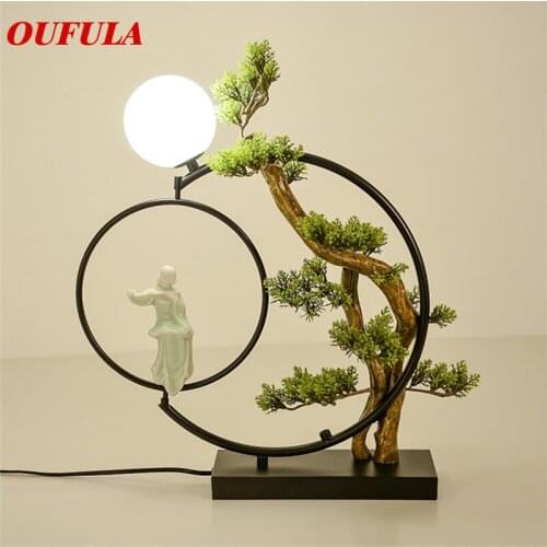 FAIRY Table Lamp Desk Resin Modern Contemporary Office Creative Decoration Bed LED Lamp for Foyer Living Room Bed Room