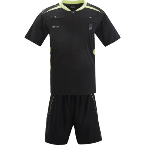 Etto Professional Football Team Suits For Men Women Quick Dry Shorts Soccer Set Training Sportswear Soccer Referee Suits HUC040