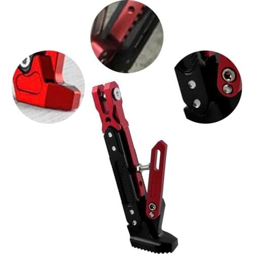 Universal Motorcycle Adjustable Kickstand Foot Brace CNC Motorcycle Parking Leg Foot Side Support Stand