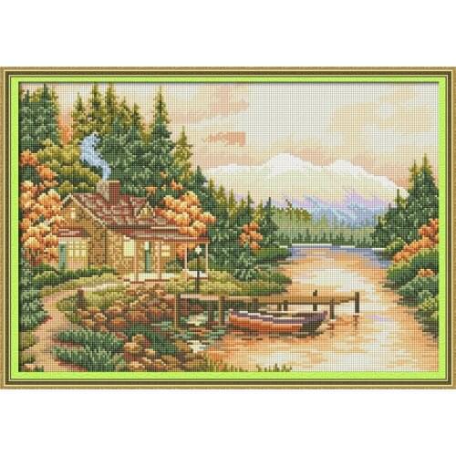 Everlasting Love Sunset Chinese 5d Diamond Painting Full Square Christmas Decorations For Home Wedding Halloween Navidad Gift