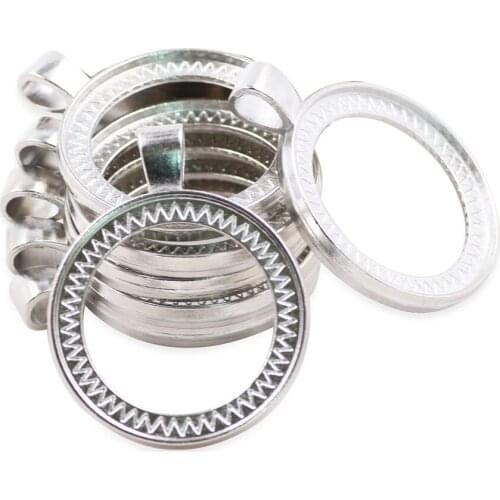 ZHUBI 1PCS/LOT Vintage Alloy Base Double-sided Time Gem 40MM Round Pendant Blank Settings DIY Necklace Jewelry Accessories