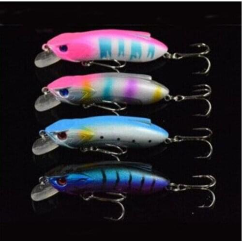 10pcs/lot MI054 plastic bionic Lu Yaer 8cm simulation 15.5g false bait store to supply fishing