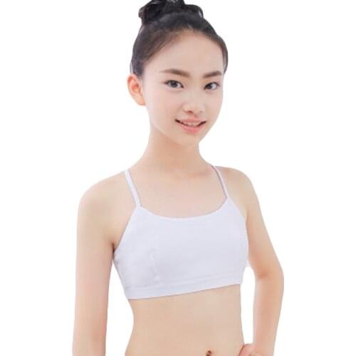 2pcs/lot Young Girls Bra Cotton Bra For Girls Teenage Girl Underwear Students Training Bra Children Sports Bra