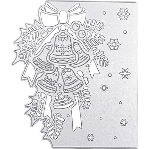 203F Christmas Bell Metal Cutting Dies Stencil DIY Scrapbooking Album Paper Card Template Mold Embossing Decoration