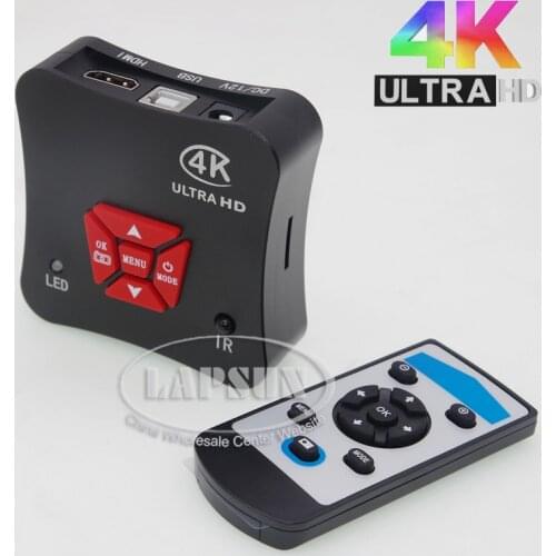 4K 38MP 30FPS /1080P 60FPS Ultra HDMI USB 1/2.3" Sensor C-Mount Digital Industry Microscope Video Camera Lens 144 LED Ring Light