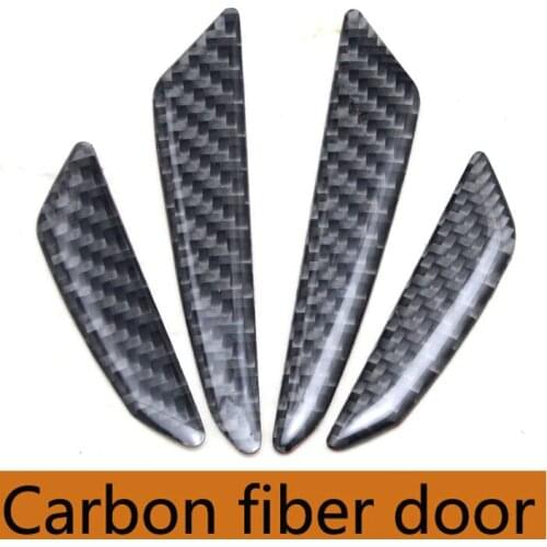 Automotive supplies carbon fiber trim strip door body fangcatiao affix door protective paste scratch 3D in car