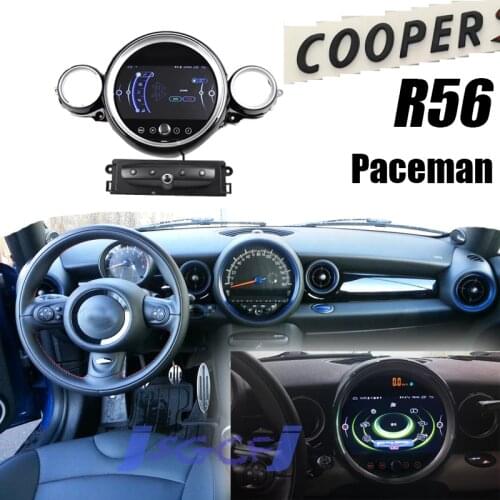 Car Stereo Audio Navigation GPS Carplay For Mini Cooper S Hatch R56 Coupe R58 Paceman R61 MK2 With Amb Light 360 BirdView Navi