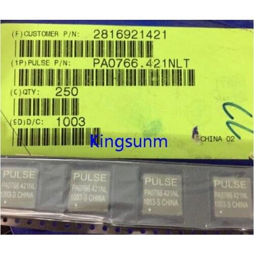 Free shipping 10pcs PA0766.421NLT PULSE SMD new original