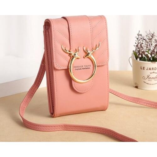 Brand Mini Crossbody Shoulder Bag Women High Quality Cellphone Pocket Ladies Purse Clutch Fashion PU Leather Hasp Trend Handbags