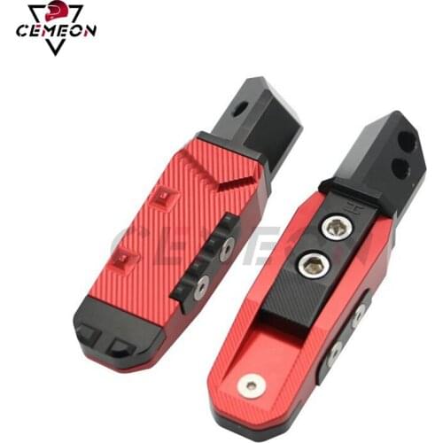 For Honda CBR929 CBR954 CBR650F CBR500R CBR500F CBR 650F 500R 500F Motorcycle CNC aluminum rear foot nail pedal passenger pedal