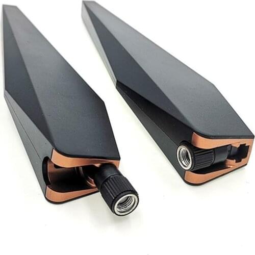 Dual Band WIFI Antenna For GT-AC5300 Wireless Router Router Antennas Antenne Universal Male Booster WLAN Amplifier