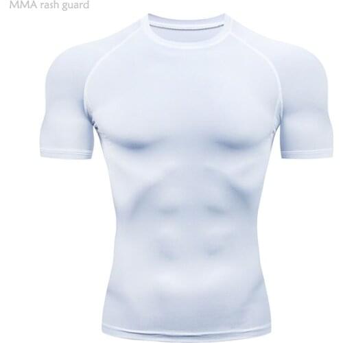 Mens T-shirts Summer Running Short Sleeve Top sports Fitness Clothing Sweat Gym Bodybuilding T-Shirt Hiking sportswear Man 4XL