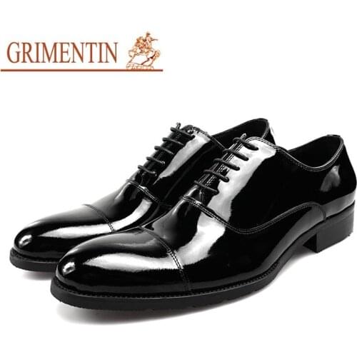 Мужские лакированные туфли GRIMENTIN China At AliExpress
