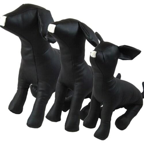 1 Pcs Dog Mannequin Model For Display Mannequin For Dogs Black/White Clothing Apparel Shop Collar Display Pet Toy Adjusted Toys