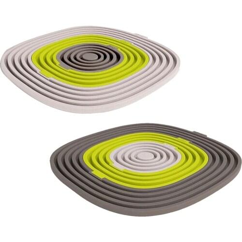 Multipurpose 3-in-1 Silicone Pot Holders,Trivets,Jar Openers,Spoon Rests,Heat Resistant Pads Coasters,Kitchen Tool