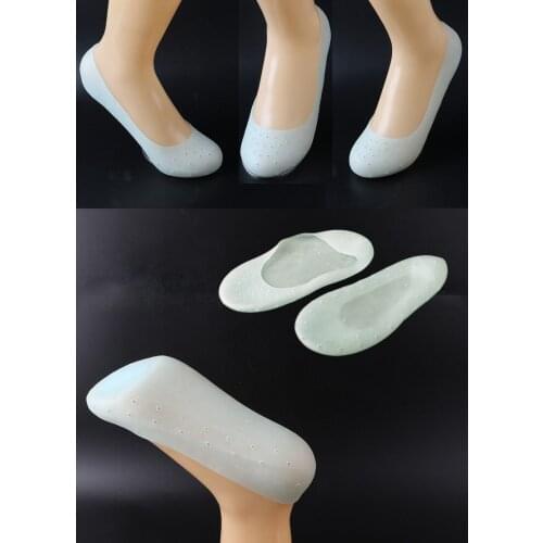 50pairs Gel Socks Kits Moisturizing Whitening Smooth Beauty Breathable Foot Care Silicone Socks Massage new