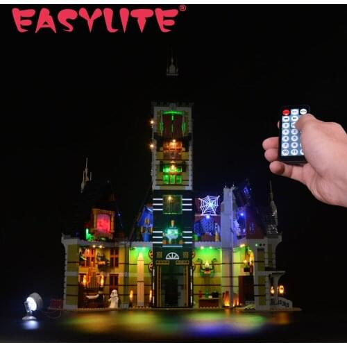 LED Light Set For 10273 Creator The Haunted House DIY Toys Blocks Bricks Only Lighting Kit Not Include Model