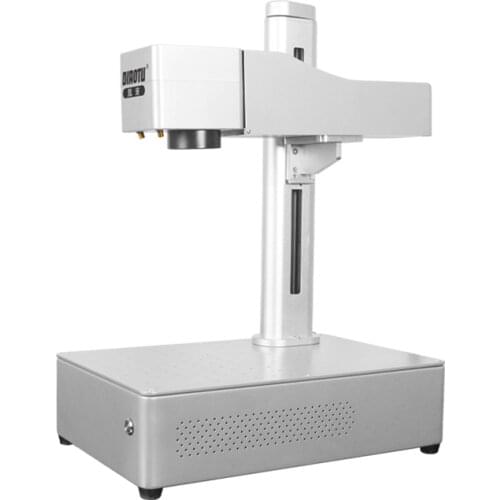 Diaotu Fiber Laser Marking Machine laser printer cnc control for plastic gold silver metal credit card machine