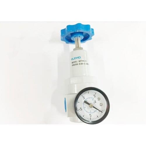 Pneumatic units high pressure air regulator inlet port thread1/2 inch BSP QTYH-15 0~35bar with pressure gauge