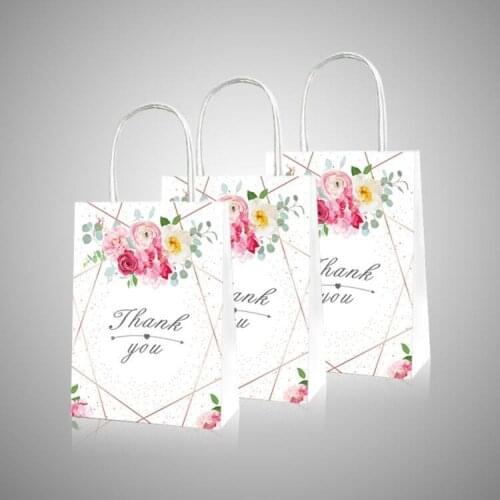 Mini Party Girl wedding favors for guest Newborn gift Kraft bags wedding gift Packaging bags Valentine Wedding Gifts for Guests