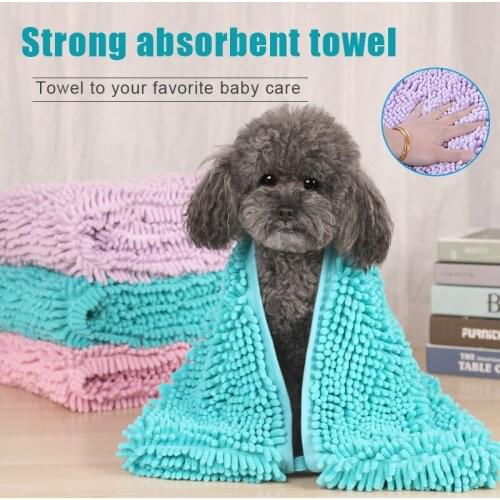 Dog Towel Microfiber Ultra Absorbent Quick Dry Lint-Free Pet Bath Towels SDF-SHIP
