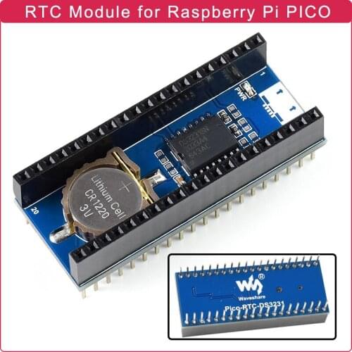 Precision RTC Module for Raspberry Pi Pico DS3231 Clock Chip Expansion Board (without Battery)