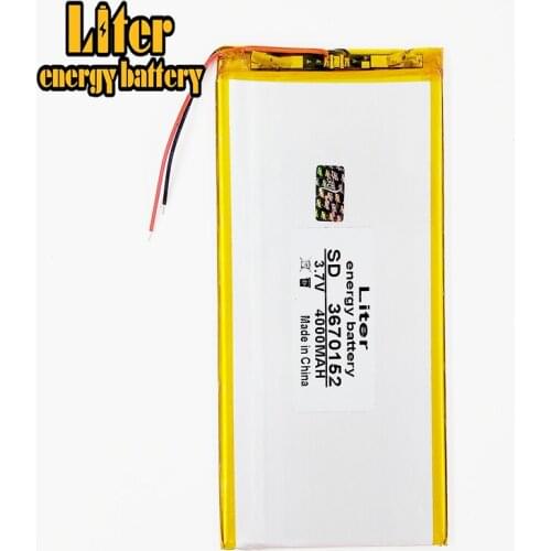 Washed three drill 3670152 3.7V 4000mah 3570150 flat battery U9GT3 Yifang Digital m907 Universal Battery