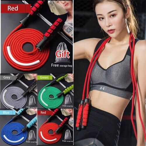 Weight-Bearing Reduction Fat Jump Skipping Rope Speed Training Adjustable Sports Lose Weight Exercise Gym Fitness Equipment