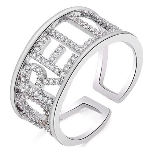 SHEFLY Women's Silver Rings