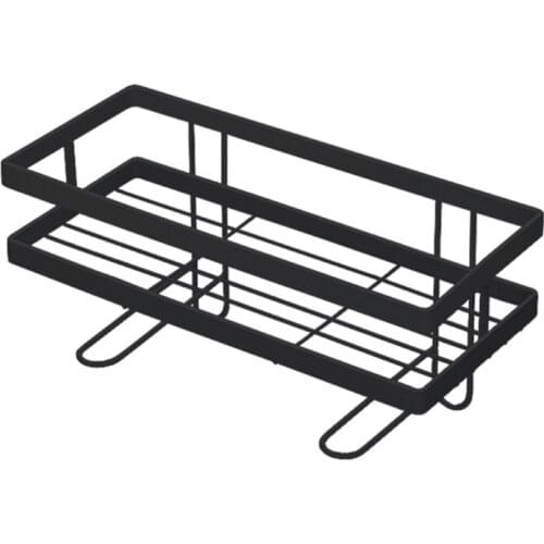 Bathroom Over the Toilet Storage Shelf Bathroom Storage Organizer Shelves Space Saver Black Iron