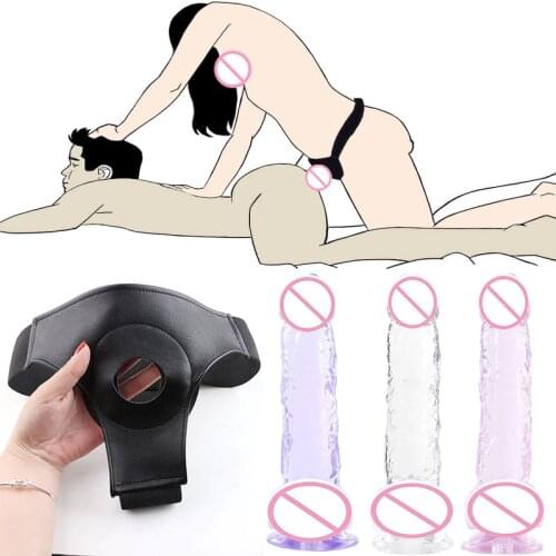 Jelly Dildo Sex Toys For Woman Men Couple Female Masturbator Anal Plug Pants Lesbian Penis Strap On Dildos Anal Plug No Vibrator