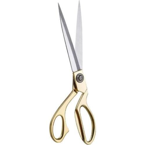 Gold Fabric Scissors Stainless Steel sharp Tailor Scissors clothing scissors Professional Duty Dressmaking Shears Sewing Tailor