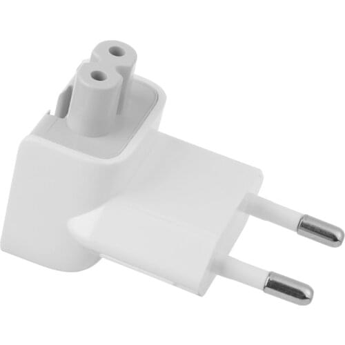 1PC Universal EU AC Power Wall Plug Duck Head For Apple MacBook Pro Air Adapter Laptop Adapter Conversion Charger Power Supply