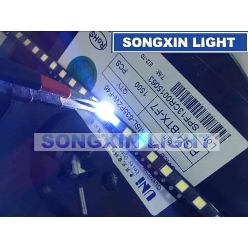 200PCS/ UNI LED Backlight High Power LED 1W 3537 3535 90LM 3v Cool white LCD Backlight for TV TV Application