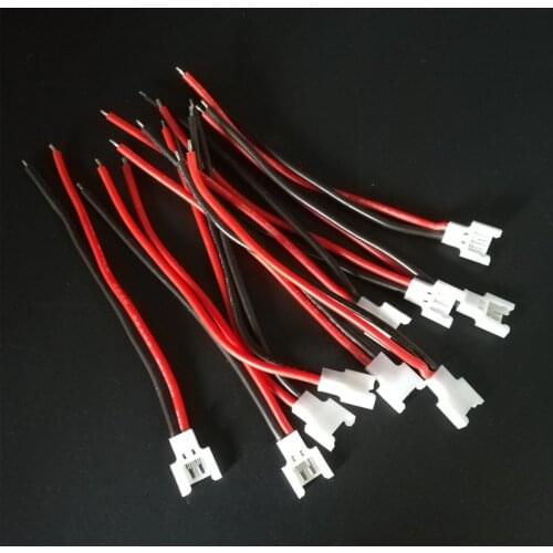 Free Shipping 10pcs MX2.0 2.0mm Wire Cable Connector MX Plug Male & Female 3.7v Battery Charging Cable Aerial Docking 2P