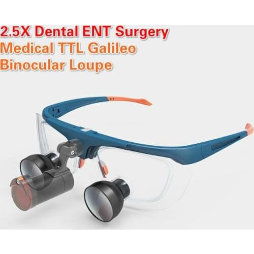 2.3X Dental ENT Surgery Medical TTL Galileo Binocular Loupe Surgical Kepler Magnifier for Medical Operation Cosmetic Surgery
