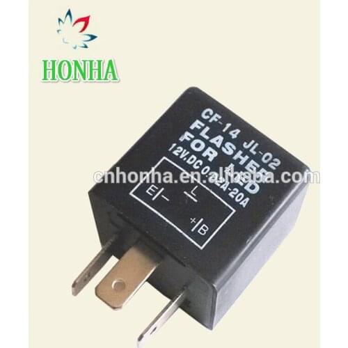 CF14 3Pin LED Flasher Relay Fix LED Light Turn Signal Hyper Flash For Car Vehicle Motorcycle Electronic JL-02