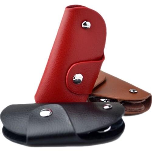 100% genuine leather key case wallet , fashion cow leather key holder, promotion gift k3