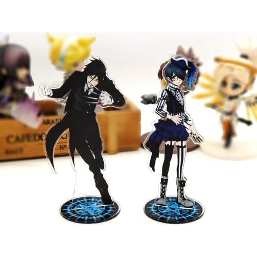 Love Thank You Black Butler Sebastian Ciel acrylic stand figure model double-side plate holder topper anime Japanese