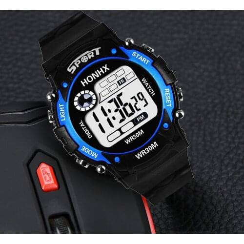 Electronic Watch LED Digital Clock Sport Watch for Child 30M Waterproof Plastic Strap Wristwatch Student Boy Girl Gift Relogio