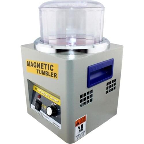 KT-185 Magnetic Tumbler 250W Jewelry Polishing Machine 220V Tumbler For Gold Silver Polishing