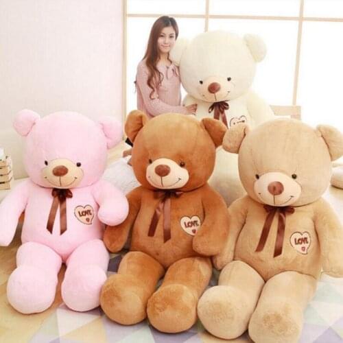 Giant teddy bear plush toys soft stuffed hot big teddy bear toys high quality children gift toys Birthday Gift Baby Doll Toy
