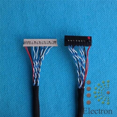 DF14-20-D8 20Pin Single 8 bits 0.5mm LVDS Cable for LCD Controller Panel 5pcs/lot