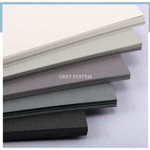 230-250g Gray Series Card Paper thick Stationary Cardboard Craft Kid DIY A4 A3 Cardstock Jam Paper for sketch printing backgroun