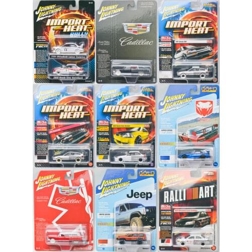 Johnny lightning 1:64 CHASE Honda civic Cadillac Vehicles Collection Metal Die-cast Simulation Model Cars Toys