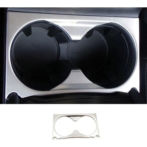 Stainless steel For Mazda CX 5 CX-5 2017 2018 Car Front water cup frame decoration strip Cover Trim Car Accessories Styling 1pcs