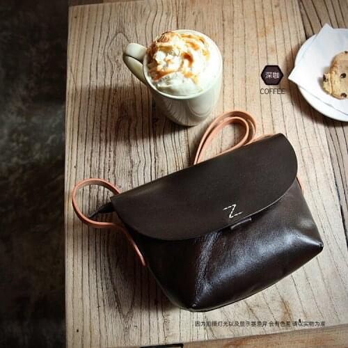 2021 New Design Genuine Leather Shell Bag Exquisite Female Retro One-Shoulder Bag Fashion Crossbody Bag For Woman