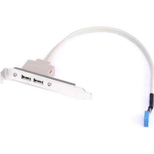 Main Board USB 3.0 20pin To Dual USB3.0 Baffle Cable USB 3.0 Rear Chassis Baffle Cable USB Baffle Connector Adapter