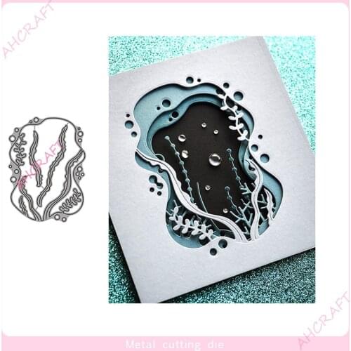 Undersea Landscape Metal Cutting Dies for DIY Scrapbooking Photo Album Decorative Embossing PaperCard Crafts Die 2021